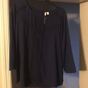 Navy Blouse